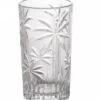 Conjunto 6 Copos Altos de Cristal Palm Tree 360ml - Wolff