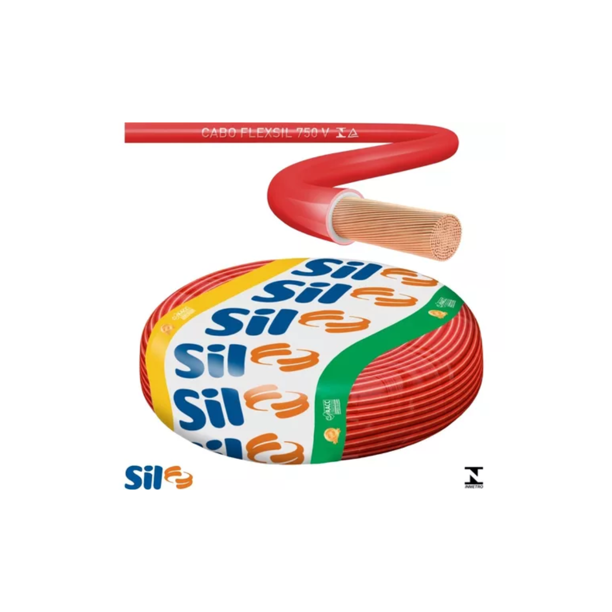 POCKET CABO FLEX 4,00MM - ROLO 10MTS VERMELHO - Imagem 4