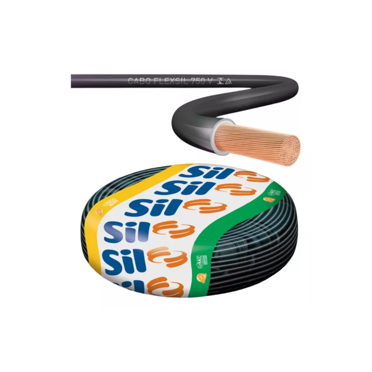 POCKET CABO FLEX 2,50MM - ROLO 10MTS PRETO - Imagem 3