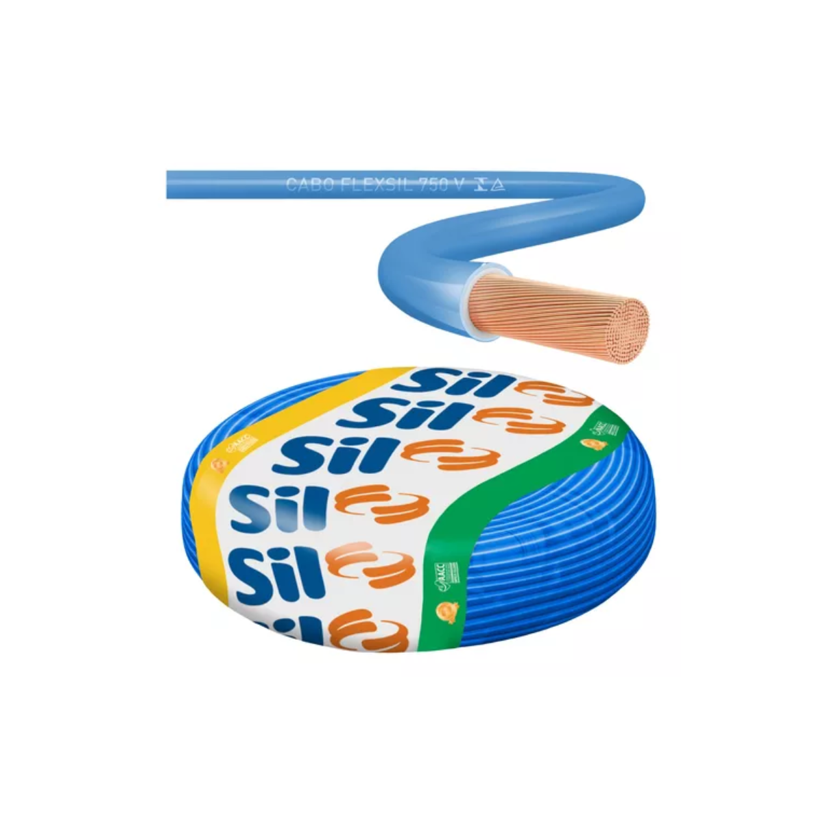 POCKET CABO FLEX 1,50MM - ROLO 10MTS AZUL - Imagem 5