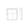 ARMARIO PARA BANHEIRO PLASTICO BRANCO - Image 4