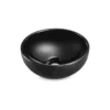 Cuba Apoio Redonda 38cm Preto Matte - Icasa