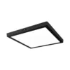 PLAFON SOB HOME LED QD 24W PRETO 6500K