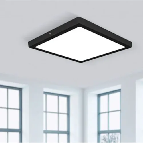 PLAFON SOB HOME LED QD 24W PRETO 6500K - Image 2