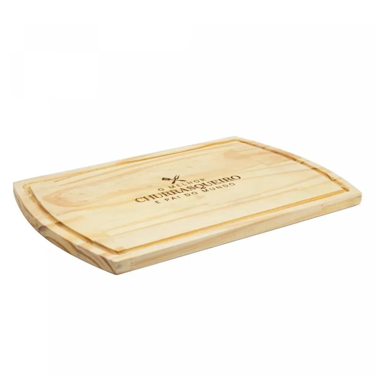 Tábua para Corte de Madeira Pinus Dia dos Pais 40cm x 26cm x 1,5cm - Woodart - Imagem 4
