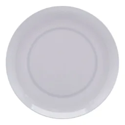 Prato para Sobremesa de Melamina Milão Branco 18cm - Lyor