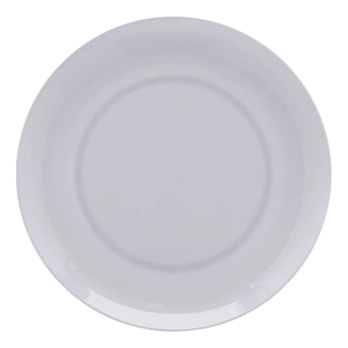 Prato para Sobremesa de Melamina Milão Branco 18cm - Lyor