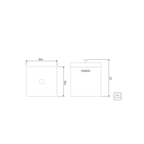 Lixeira Inox Luz Gold 4,5L C/tampa - Tramontina - Image 6