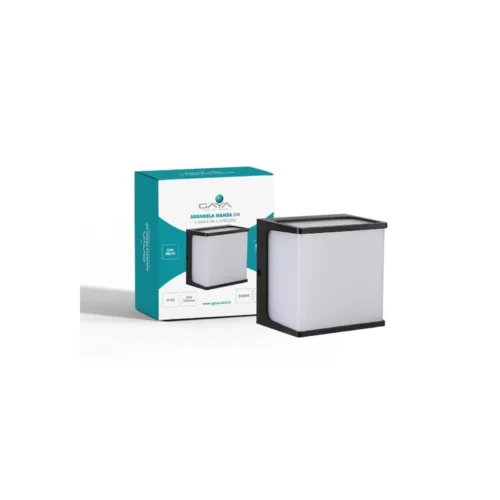 ARANDELA HAMSA PRETO - BIVOLT 8W