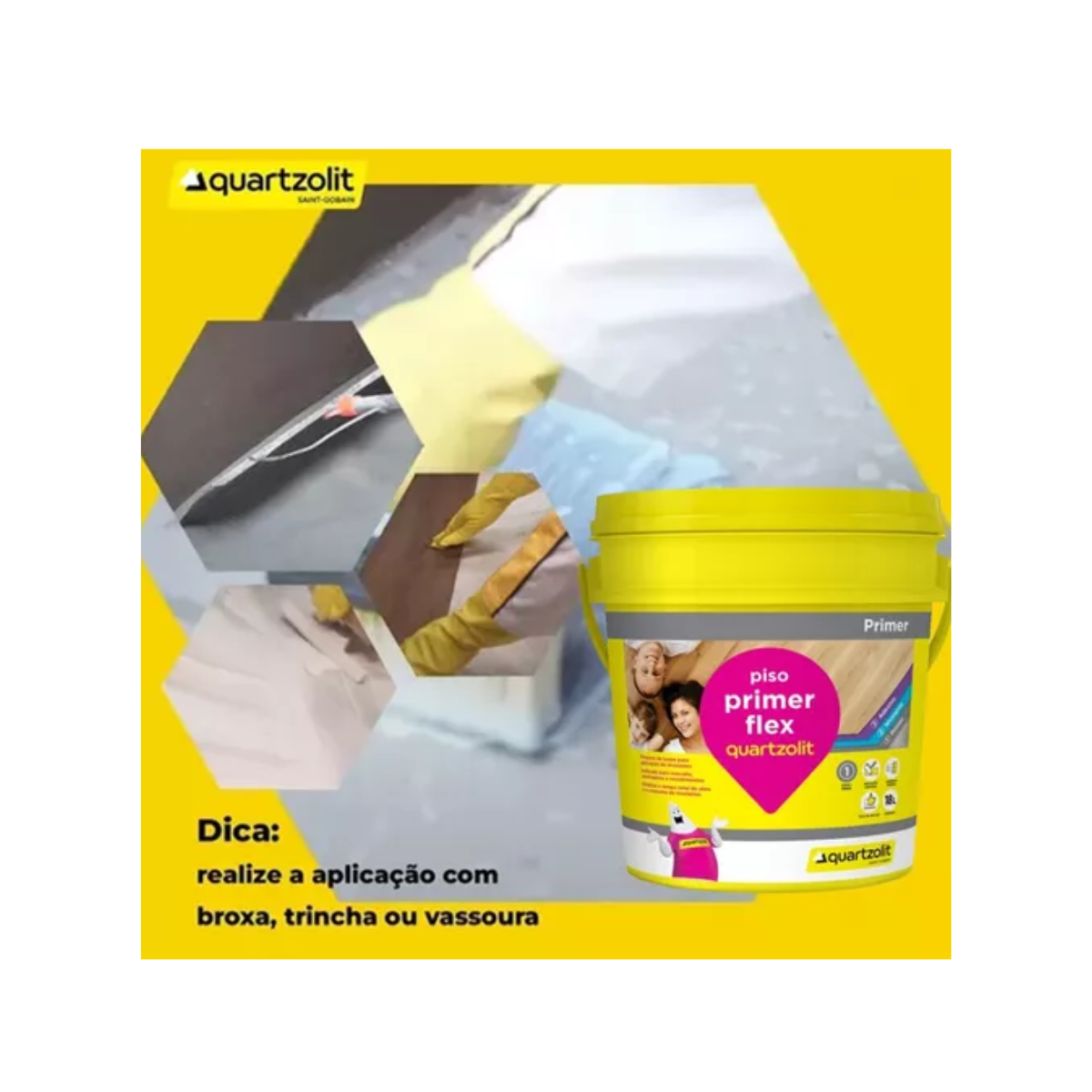 Primer Flex Quartzolit Para Piso - 3,6L - Imagem 3