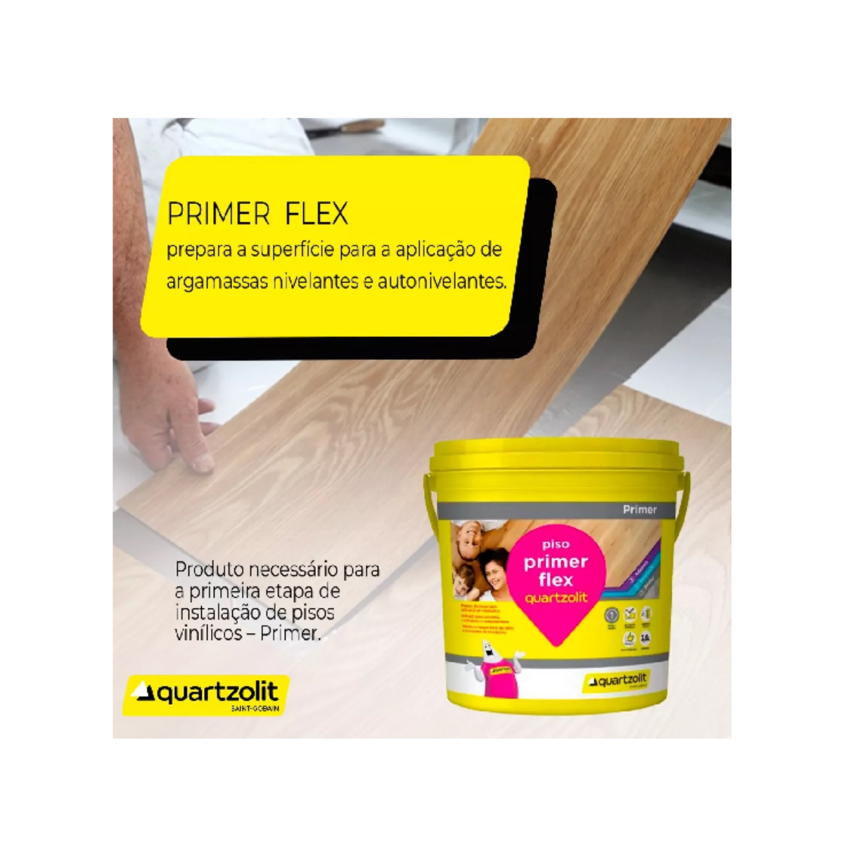 Primer Flex Quartzolit Para Piso - 3,6L - Imagem 6
