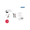 Lixeira Inox com Pedal 2 litros - Tramontina - Image 4