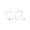 Lixeira Inox New Com Pedal 12L - Tramontina - Image 5