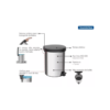 Lixeira Inox New Com Pedal 12L - Tramontina - Image 6