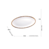 Travessa De Melamina Bambu Branco 40CmX28CmX2Cm - Wolff - Image 4