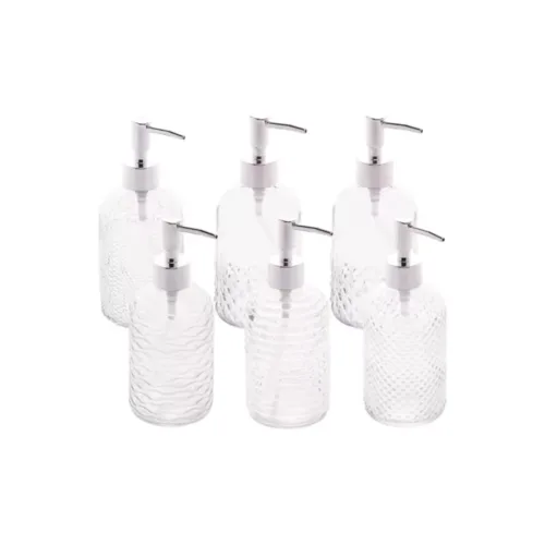 Porta Sabonete Liquido Vidro Sortido 380ml - Lyor