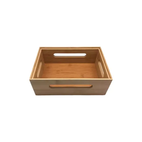 Caixa De Bambu Empilhavel 32x23Cm - Oikos