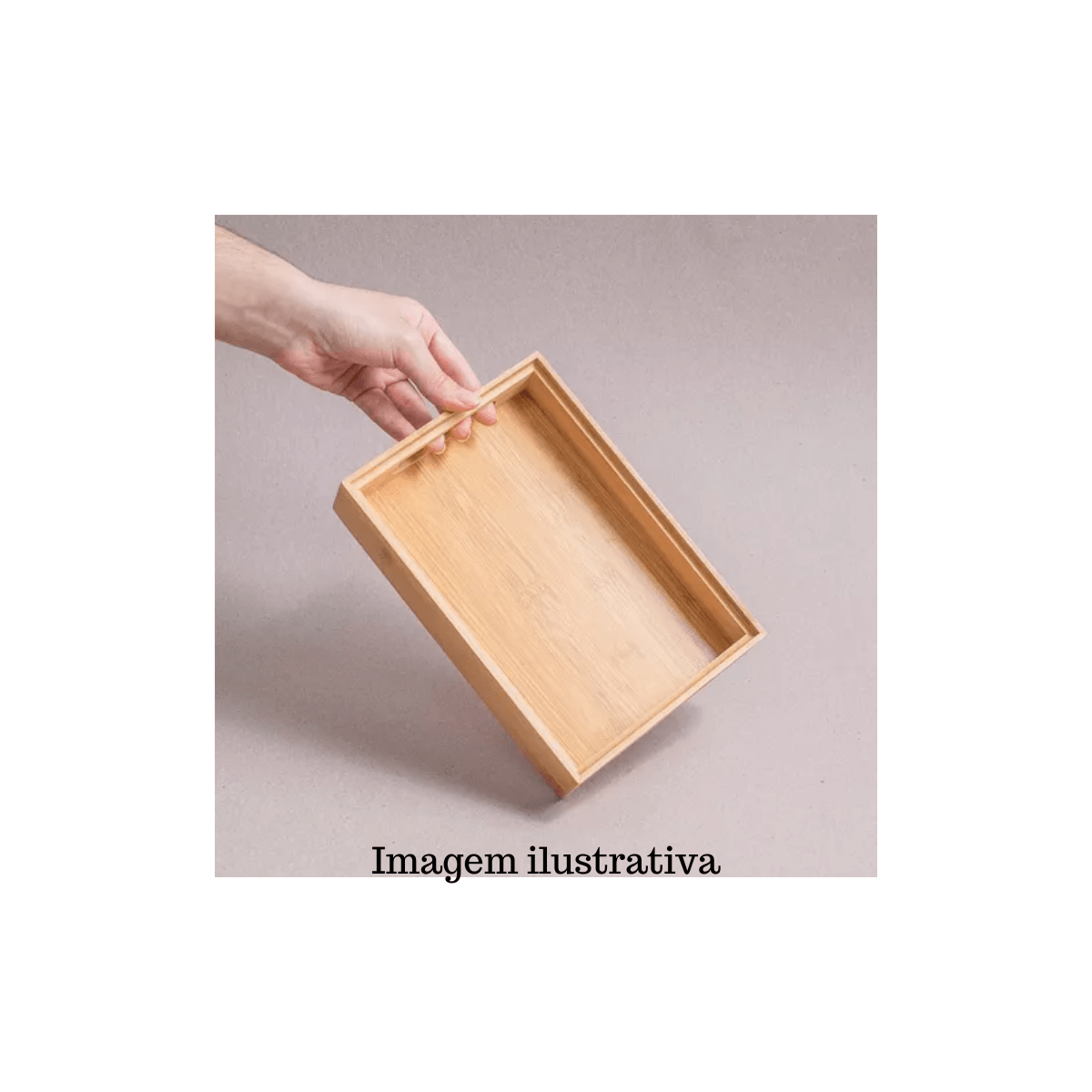 Caixa Vazada De Bambu Empilhavel 15,1x11x4,5Cm -Oikos - Imagem 7
