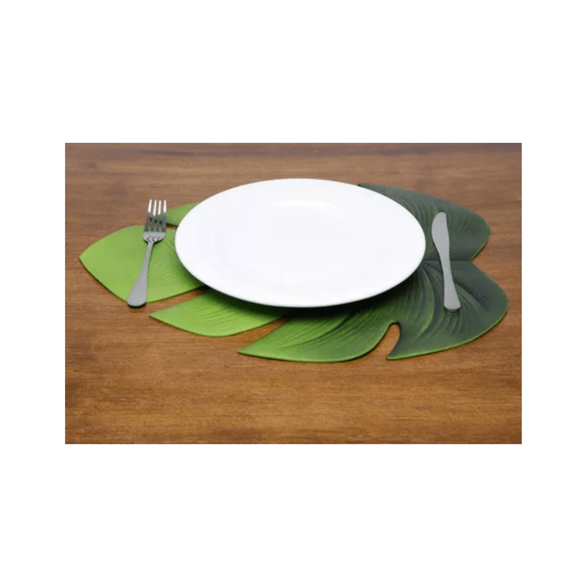 Lugar Americano De Eva Folha Verde 46,5x37cm - Lyor - Imagem 2