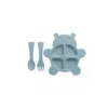 Conjunto de Prato com 2 Talheres de Bambu e PP Baby Bear Azul - Lyor - Image 2