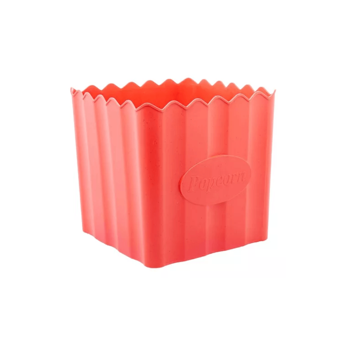 Balde de Pipoca de Bambu e PP Vermelho 16cm x 16cm - Lyor - Imagem 2