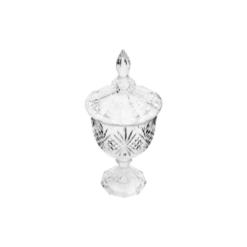 Potiche de Cristal com Pé Dublin 11,5cm x 24,5cm - Lyor - Image 2