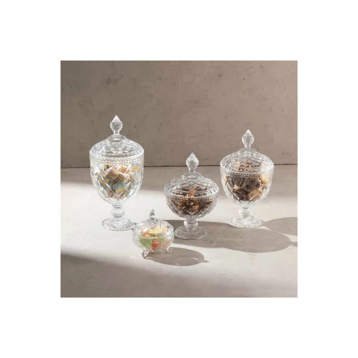 Potiche de Cristal com Pé Diamond 15cm x 23cm - Lyor - Imagem 4