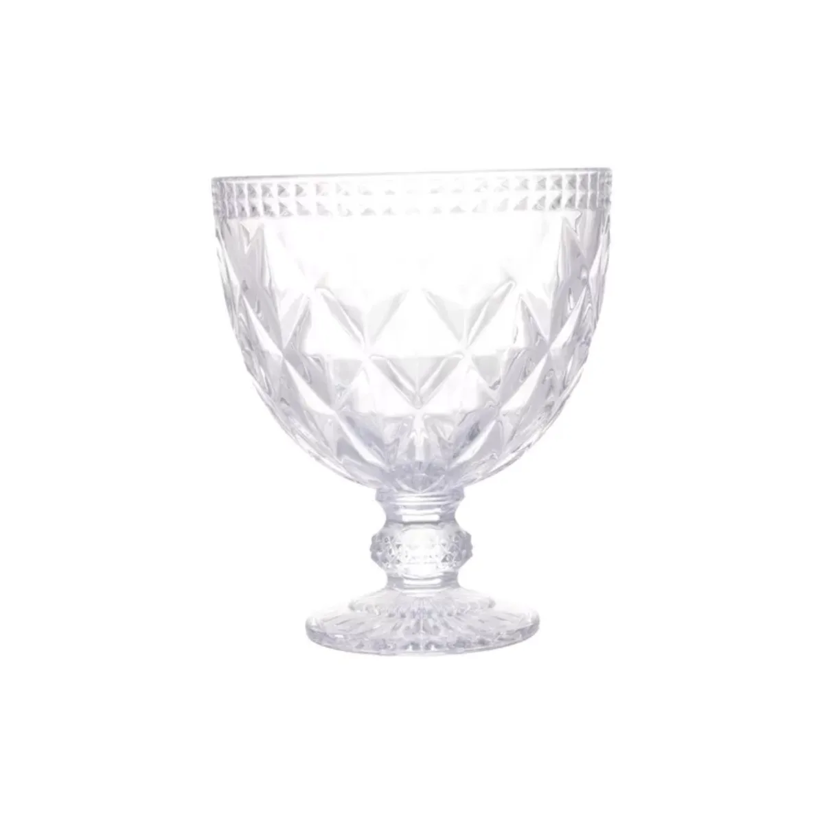 Potiche de Cristal com Pé Diamond 15cm x 28cm - Lyor - Imagem 2