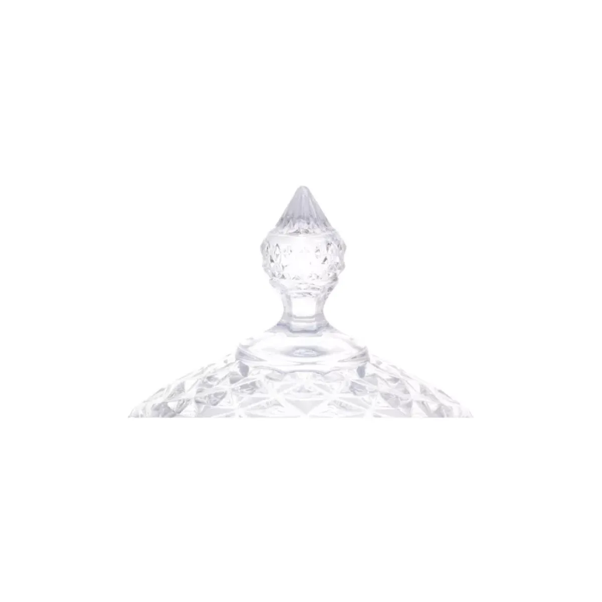 Potiche de Cristal com Pé Diamond 15cm x 28cm - Lyor - Imagem 4