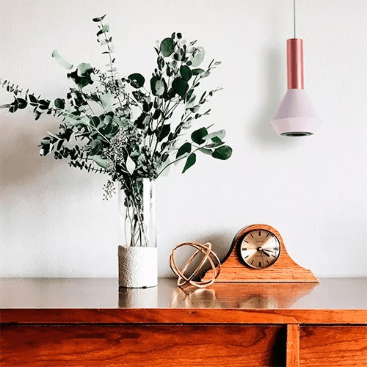 Pendente Pituco Rose Gold e Branco 10cmx18,7cm 10w - Bella - Imagem 6