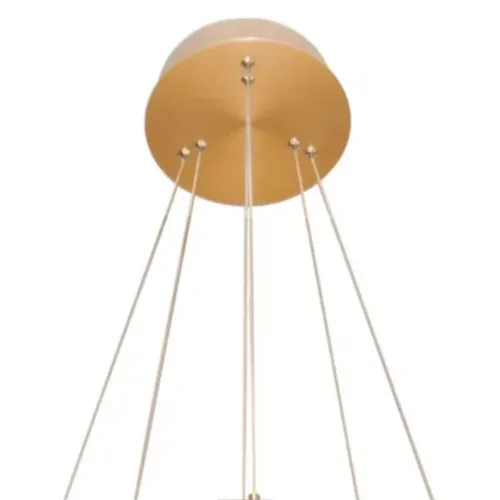 Pendente Circolo French Gold/Branco 60CM 43,20W 3000K - Bella - Image 2