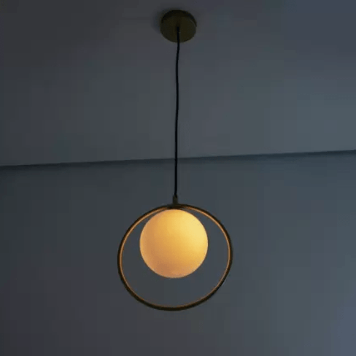 Pendente Sfera Dourado 26cmx3cm 5w g9 - Bella - Imagem 3