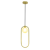 Pendente Gude Dourado 17cmx47cm 5w G9 - Bella