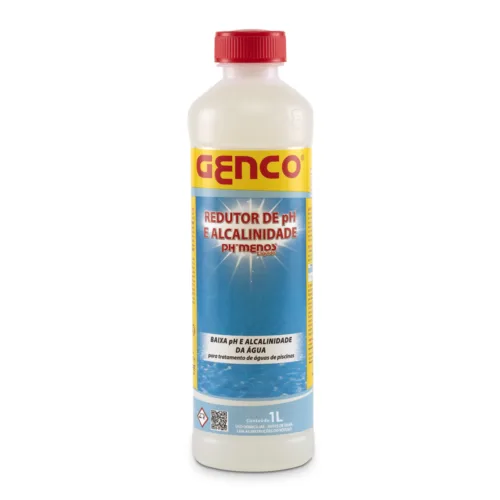REDUTOR DE PH E ALCALINIDADE PH- MENOS LÍQUIDO 1L - GENCO