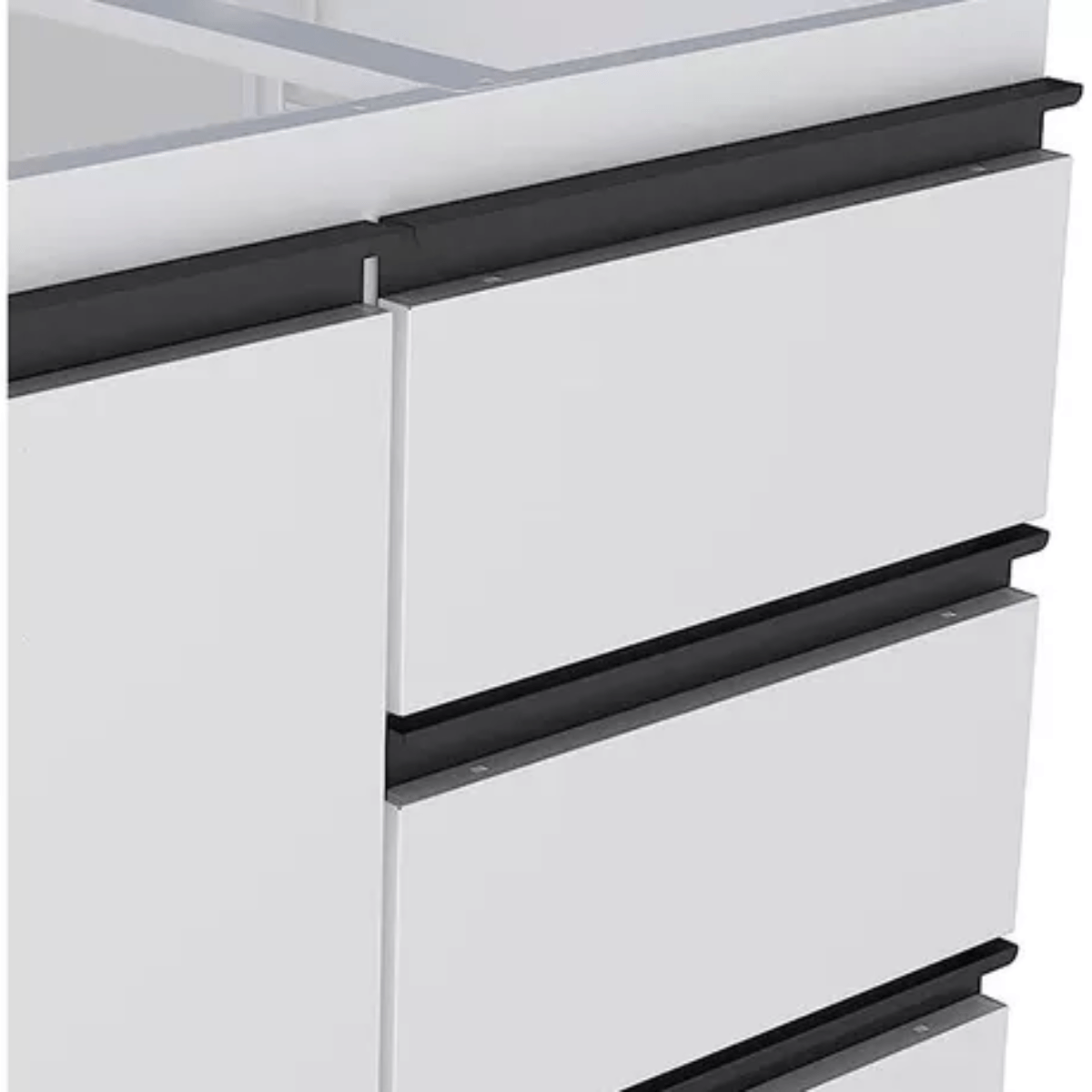 Gabinete Cozinha Netuno 1.50mts Aço Branco - Cozimax - Imagem 4