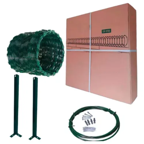Kit Concertina Galvanizada Verde 45cm Com 5 metros - Calhaforte - Image 2