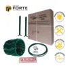 Kit Concertina Galvanizada Verde 45cm Com 5 metros - Calhaforte - Image 3