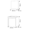 Conjunto Gabinete E Espelho Para Banheiro Ônix Preto - Cozimax - Image 10