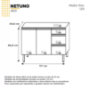 Gabinete Cozinha Netuno 1.20mts Aço Cinza - Cozimax - Image 6