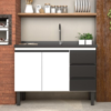 Gabinete Cozinha Netuno 1.20mts Aço Cinza - Cozimax