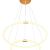 Pendente Circolo French Gold/Branco 60CM 43,20W 3000K - Bella - Image 5