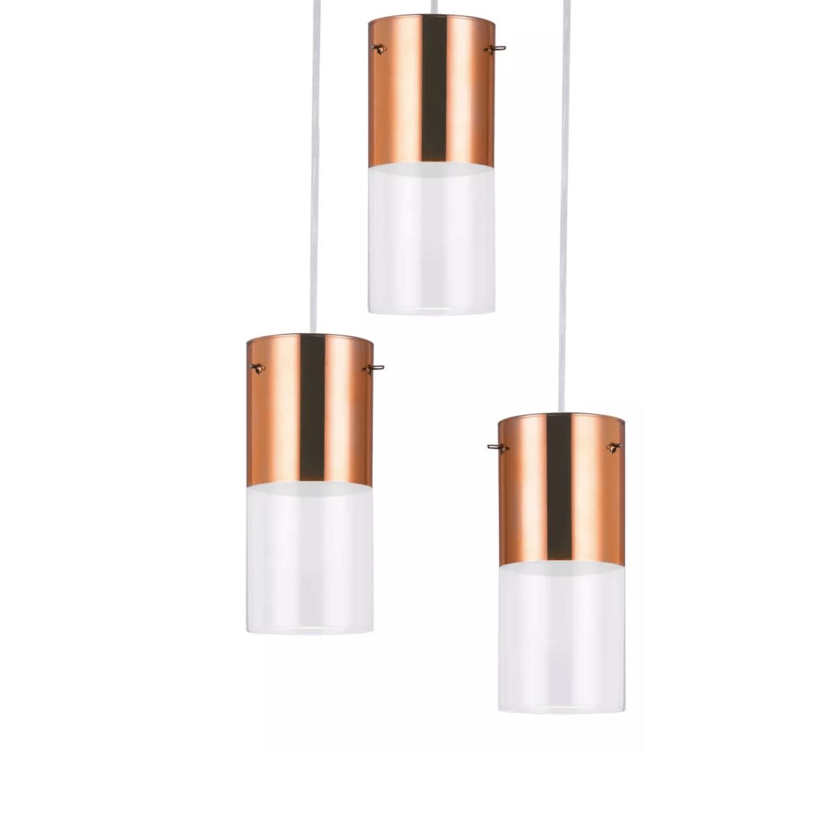 Pendente First 1/2 Cobre para 3 Lampadas E27- Bronzearte - Imagem 2