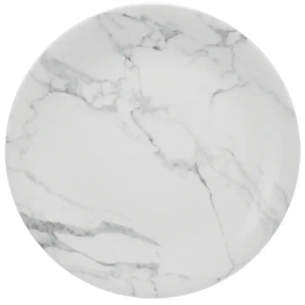 Prato De Mesa Em Melamina Marmorizada 27Cm - Cromus - Imagem 2