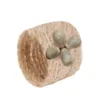 Argola De Guardanapo Jogo C/ 4 Peças Fibra Natural Natural - Cromus