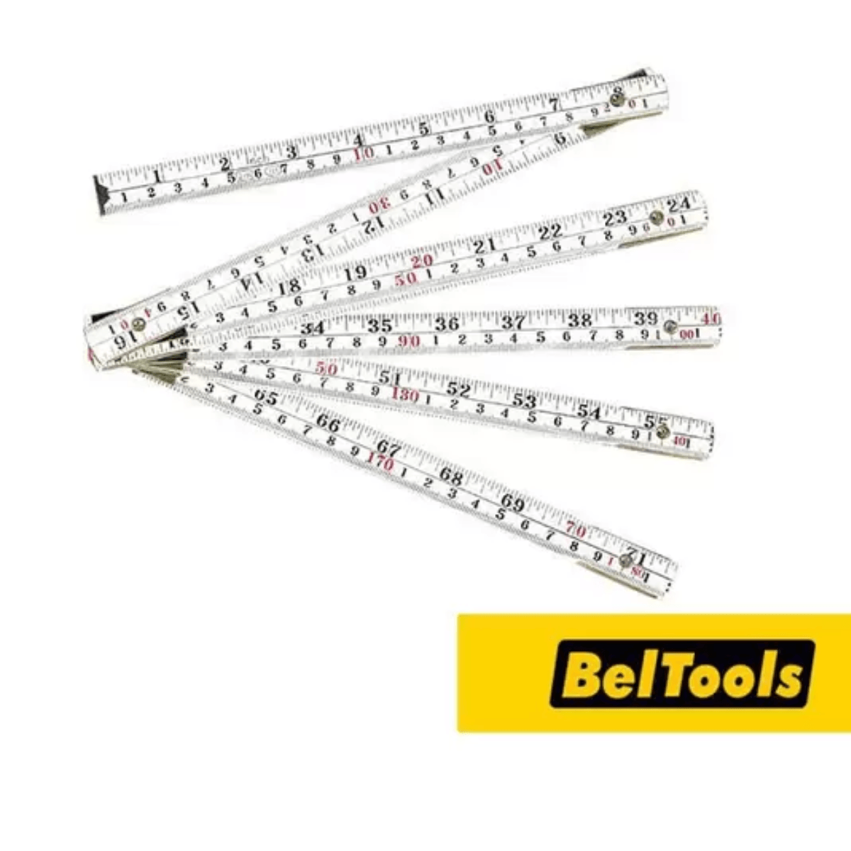 METRO PLASTICO BRANCO 1MTS - Imagem 2