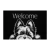 CAPACHO VINIL PET DOG 40X60CM WELCOME YORKSHIRE
