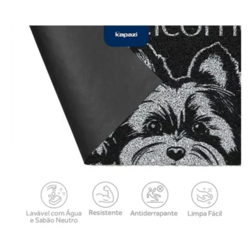 CAPACHO VINIL PET DOG 40X60CM WELCOME YORKSHIRE - Image 4