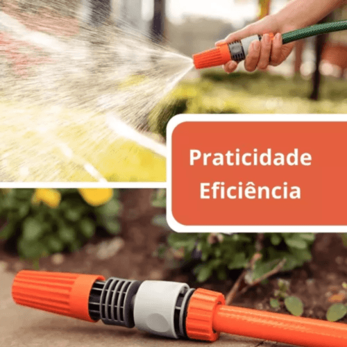 Conjunto com Engates Rápidos e Esguicho 4 Peças - Tramontina - Image 3
