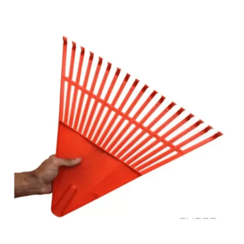 Vassoura Plástica Laranja com 18 Dentes com Cabo - Tramontina - Image 2