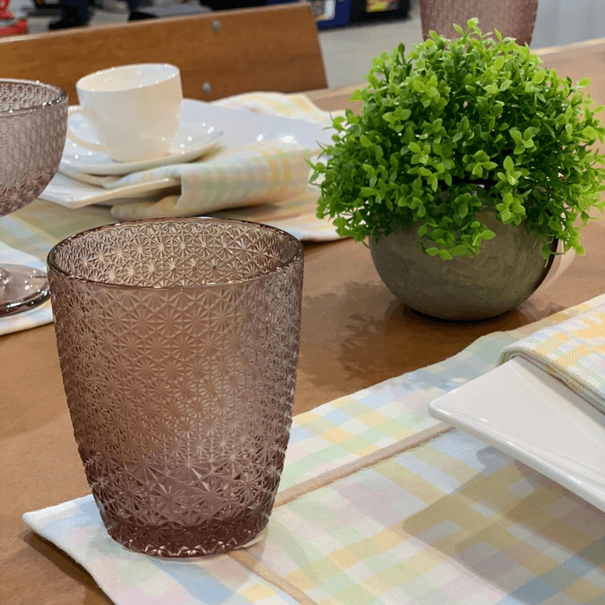 Copo Jogo C/4 Peças Cristal Eco Malva - Cromus - Imagem 3